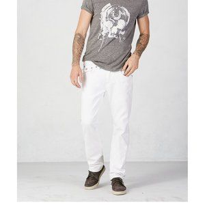 True Religion Ricky Optic White Jeans 28x34